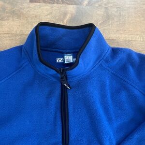 Old Navy Reissue Cobalt Blue Half-Zip Fleece Jacket Large Y2K Style